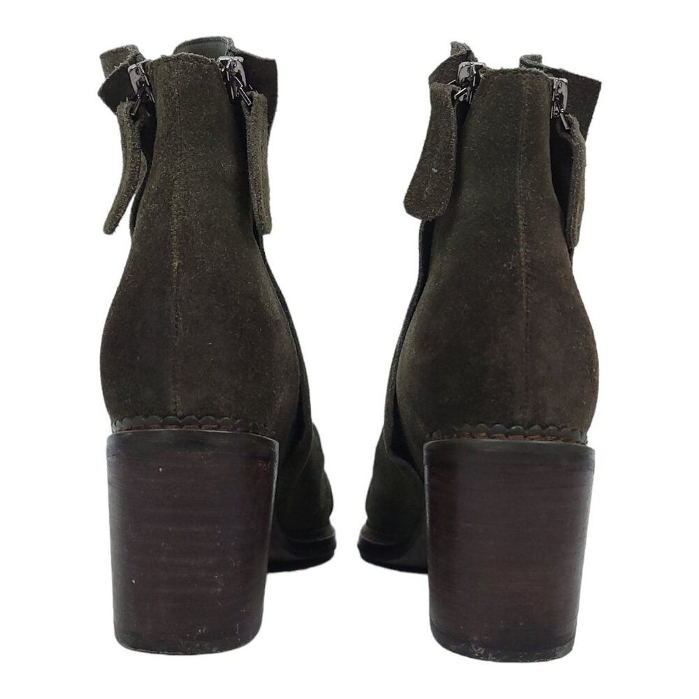 Sbicca Millie Ankle Boot Women 8 Suede Slouch Boho Stack Heel Vintage Collection - Picture 4 of 12